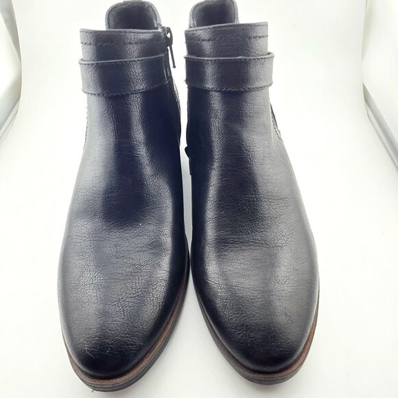 Baretraps Maci Black Ankle Booties | Size 6.5 | Buckle Detail & Comfort Insoles - Picture 1 of 11